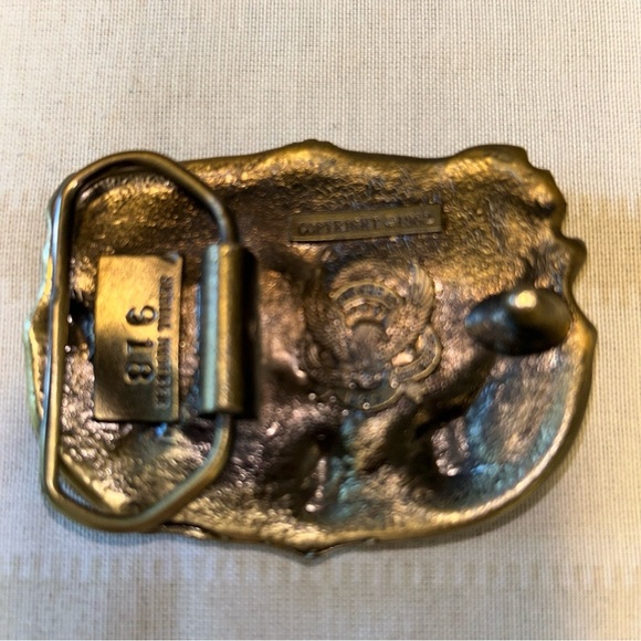 Bluegrass VTG Music USA Gold Belt Buckle - Picture 2 of 2